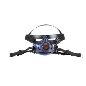 North® RU8800 Series Triple Flange Silicone Half Mask, Size: M/L, 1 EA #RU88001ML