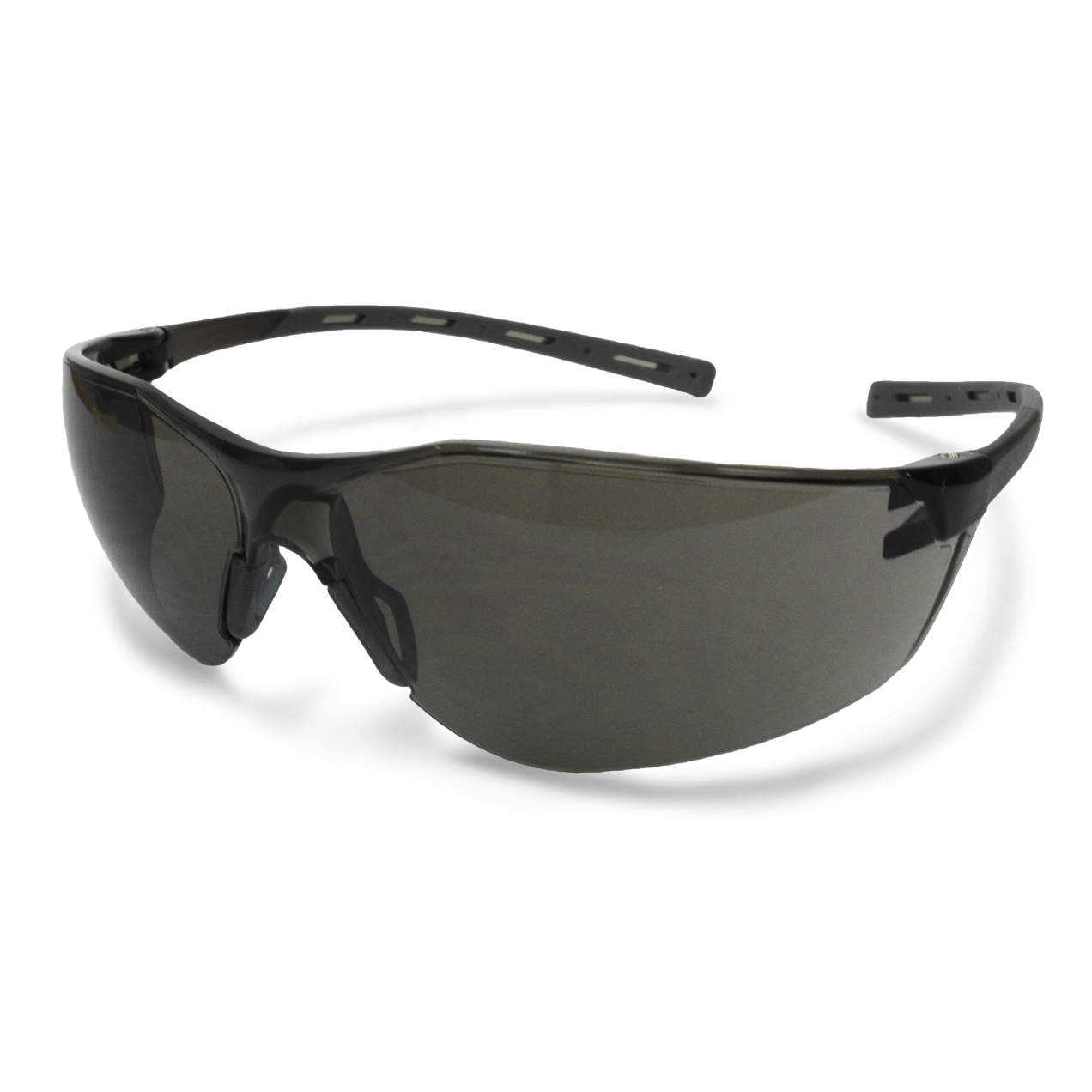 Tecona™ Safety Eyewear - Smoke Frame - Smoke Lens - MOQ 12 #TEC1-20