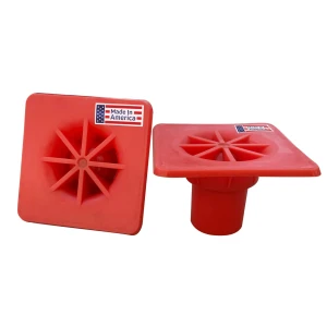 Osha Rebar Safety Caps - (Impalement Protection) | Rebar #3 - #8 | T-post Caps, 25/PK