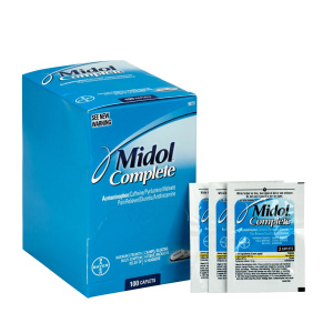 Midol, 2 Per Individual Pack, Box of 50 #90751