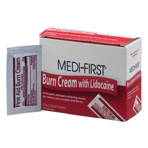 Burn Cream with Lidocaine, 25/Box #CS26073