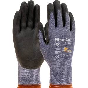 ATG® MaxiCut® Ultra™ Seamless Knit A3 Engineered Yarn Glove with Premium Nitrile Coated MicroFoam Grip on Palm & Fingers - Touchscreen, 1/DZ #44-3745