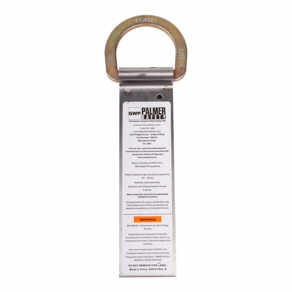 Anchor Roof Ridge Single, 1 EA, #A00151