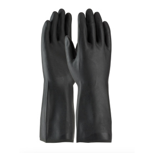 Assurance- Unsupported Neoprene, Flock Lined with Raised Diamond Grip - 28 Mil , Black , 1/DZ #52-3665