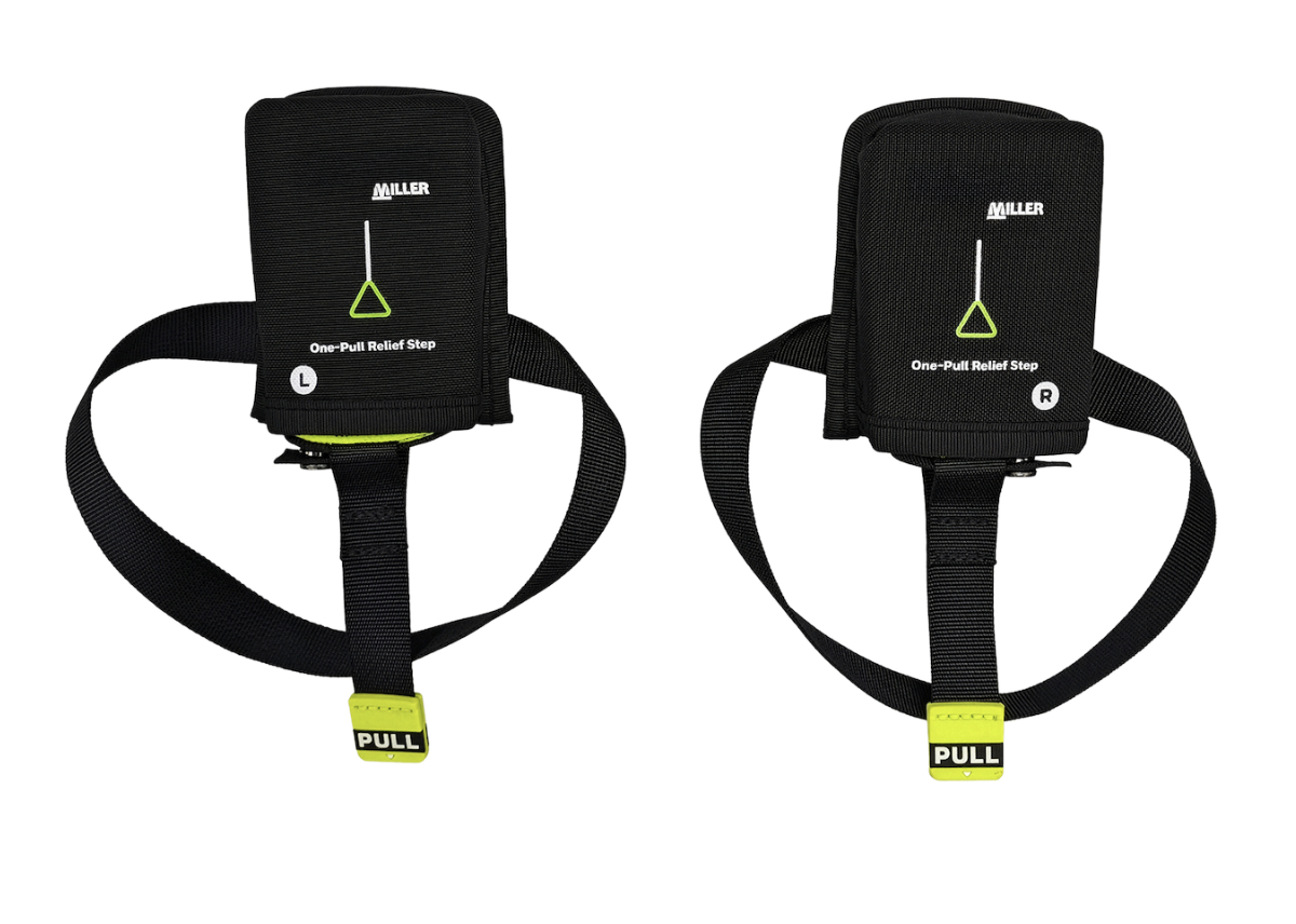 Miller One-Pull Relief Step, Black, One Size, 1/PR #1036778